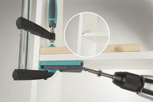 Шаблон для сверления для скрытых деревянных соединений Wolfcraft 4642000