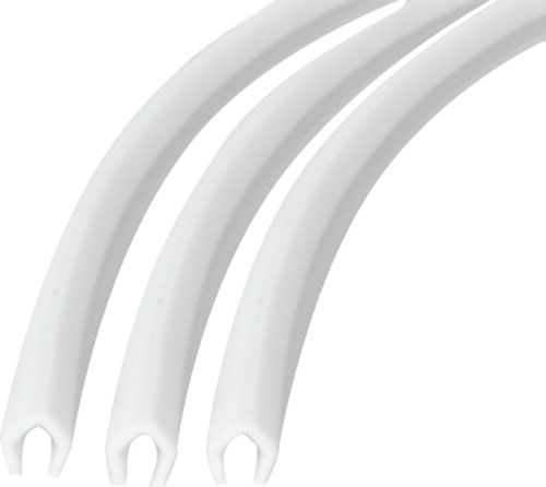 Уплотнитель в паз фигурный Киевгума для технологического паза окон и дверей 1 м белый 