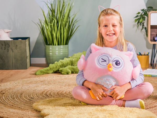 Набір Емоційна Совушка 3-в-1 Забіяка Луні-Ку рожевий Dormeo 