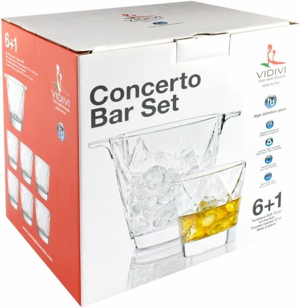 Набор стаканов Concerto 370 мл 6 шт. 65909M Vidivi
