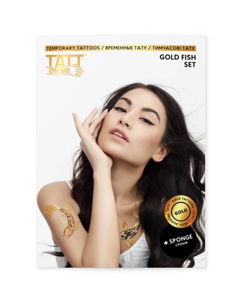 Тату тимчасове TATTon.me Gold Fish Set