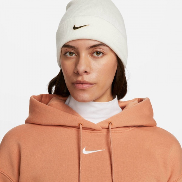 Джемпер Nike W NSW PHNX FLC OS PO HOODIE DQ5860-225 р.L коричневий