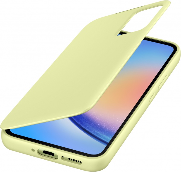 Чохол-книжка Samsung Smart View Wallet Case Lime для A34 (EF-ZA346CGEGRU)