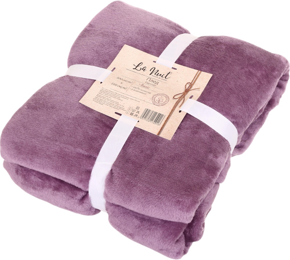 Плед Flannel 200x220 см в ассортименте La Nuit