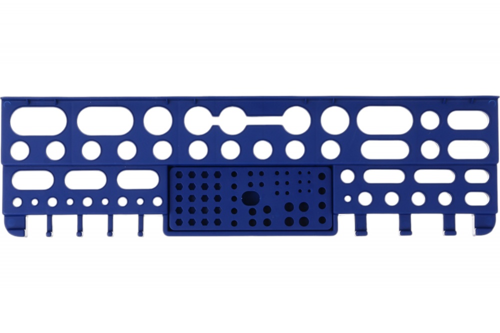 Полка для инструментов со вкладкой 540х150х55 мм синяя Алеана ALEANA-PRO