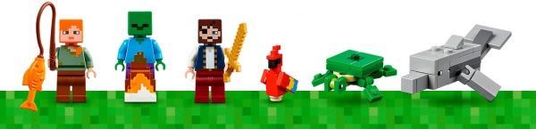 Конструктор LEGO Minecraft Приключения на пиратском корабле 21152