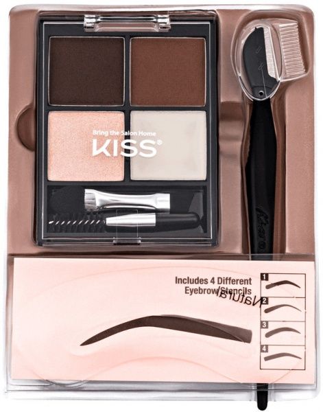 Набор для моделирования бровей Kiss Beautiful Brow Kit 