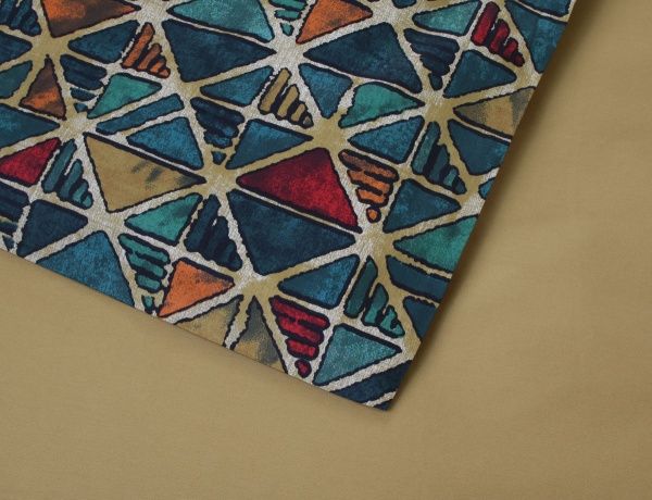 Комплект постільної білизни Bright Mosaic сімейний різнокольоровий 