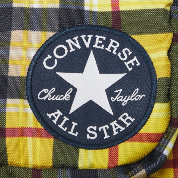 Рюкзак Converse Go 2 Backpack YELLOW_PLAID/OBSIDIAN 10019901-745 чорний із жовтим