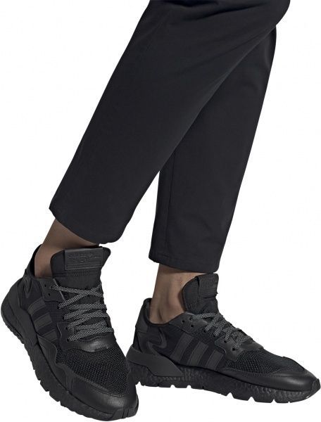 Кроссовки Adidas NITE JOGGER FV1277 р.UK 7 черный