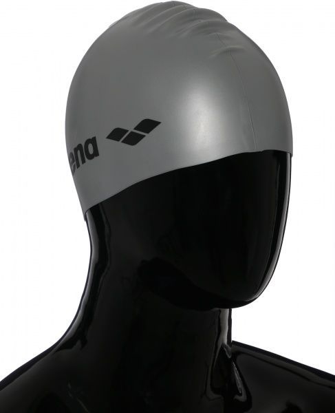 Шапочка для плавания Arena Fastskin Cap 91662-51 one size серебряный