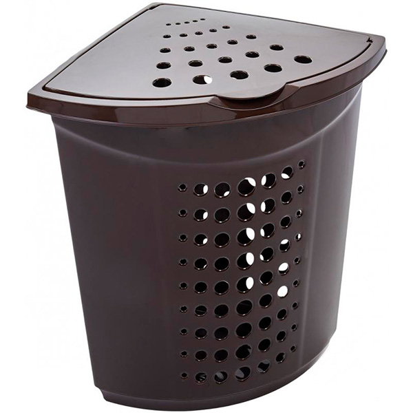 Кошик для білизни Алеана 548х408х403 мм темно-коричневий 