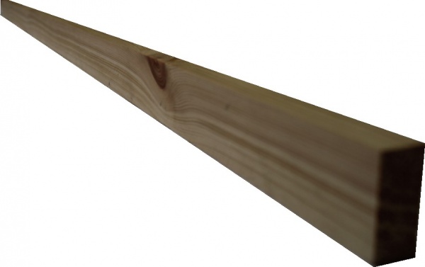 Рейка монтажная Еталон-ліс цельные конструкция 20х40х2000 мм сосна