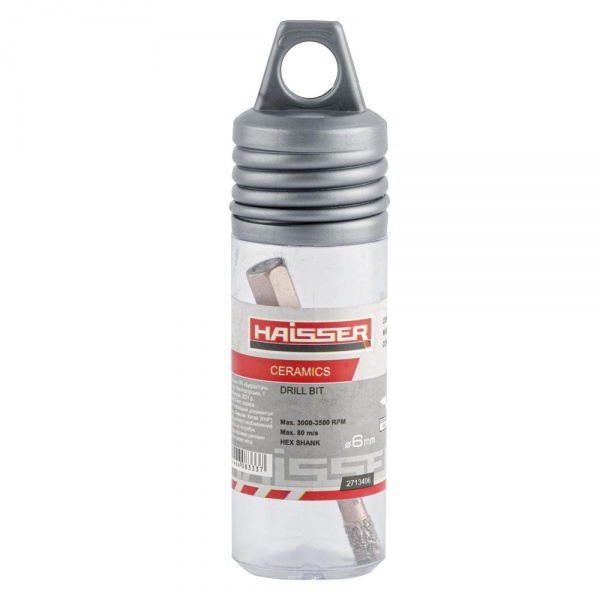 Сверло алмазное Haisser Ceramic Hex 6 мм 1 шт. 108333