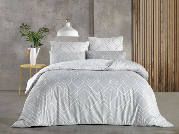 Комплект постельного белья Delone 2 серый La Nuit 
