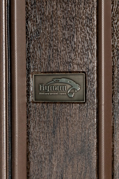 Дверь входная Булат Термо House-703 венге темный 2050x850 мм левая