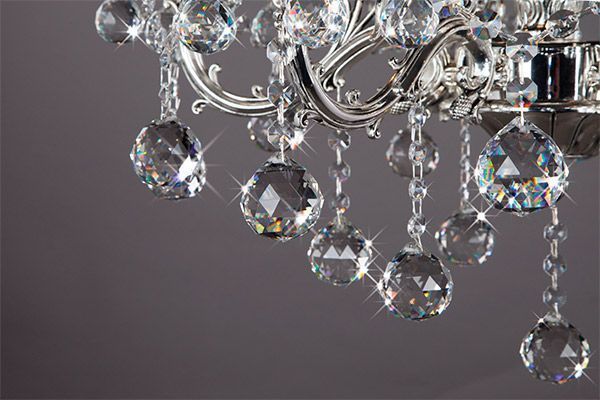 Люстра підвісна Strotskis Premiera 6x60 Вт E14 сріблястий 231/6 