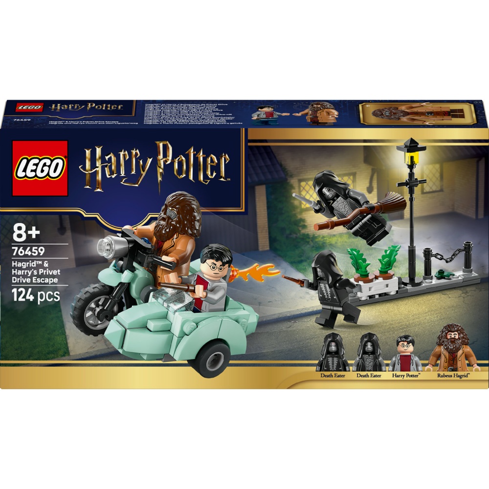 Конструктор LEGO Harry Potter Геґрід і Гаррі: Втеча з Тисової вулиці 76459