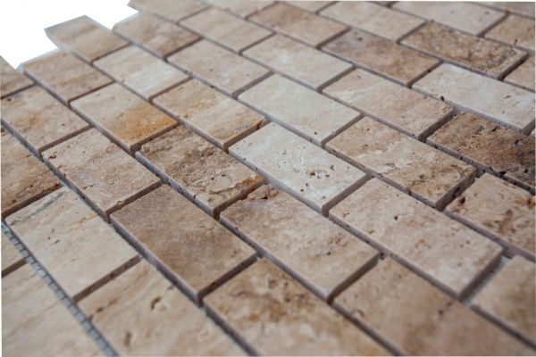 Плитка KrimArt мозаїка МКР-11П Travertin Classic 30,3x32,3 см 