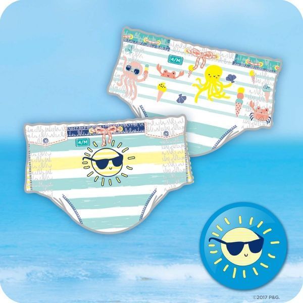 Підгузки-трусики для плавання Pampers Splashers Junior р. 5-6 (12-17 кг) 10 шт./уп.