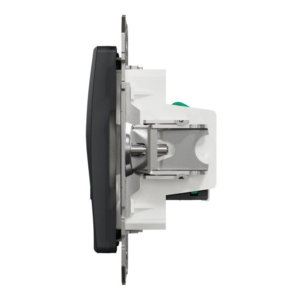 Розетка компьютерная двойная Schneider Electric Sedna Design RJ45 CAT5E UTP черный SDD114452