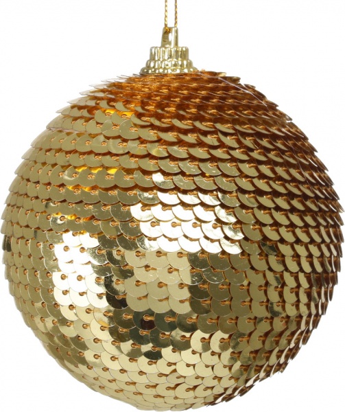 Набор елочных шаров d 80 мм золотой 92142-PN
