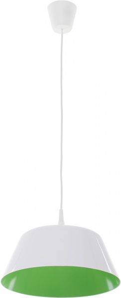 Подвес TK Lighting Rossi 1x60 Вт E27 белый с зеленым 1702 