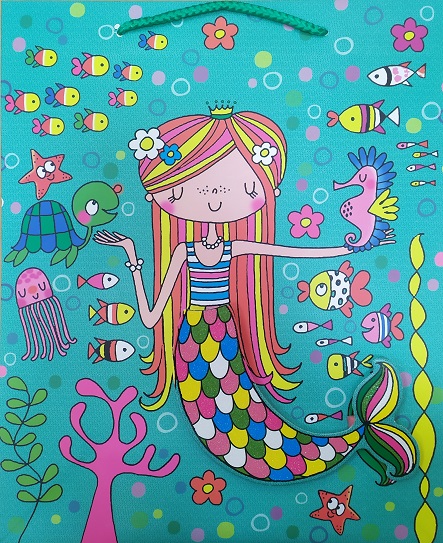 Пакет подарочный детский 26x32 см в ассортименте Happycom International