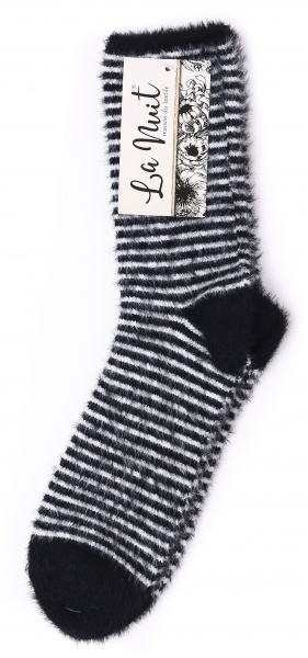 Шкарпетки жіночі La Nuit Смугастики р.one size чорний 1 шт.