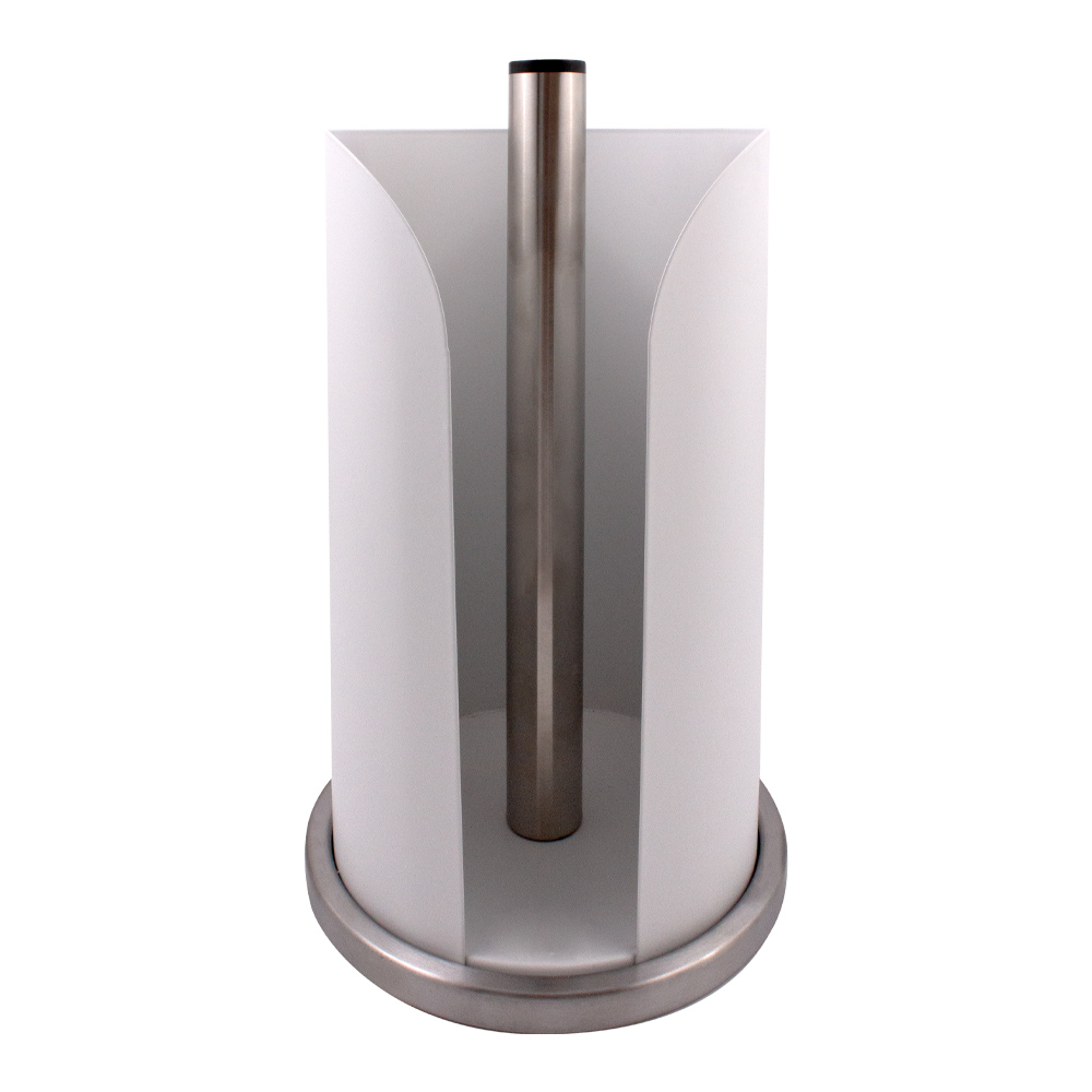 Подставка для бумажных полотенец Arino Loft с ограничителем белый