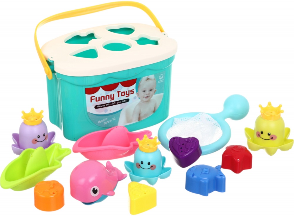 Набор игрушек для ванной MERX Limited 13 шт MX0470102