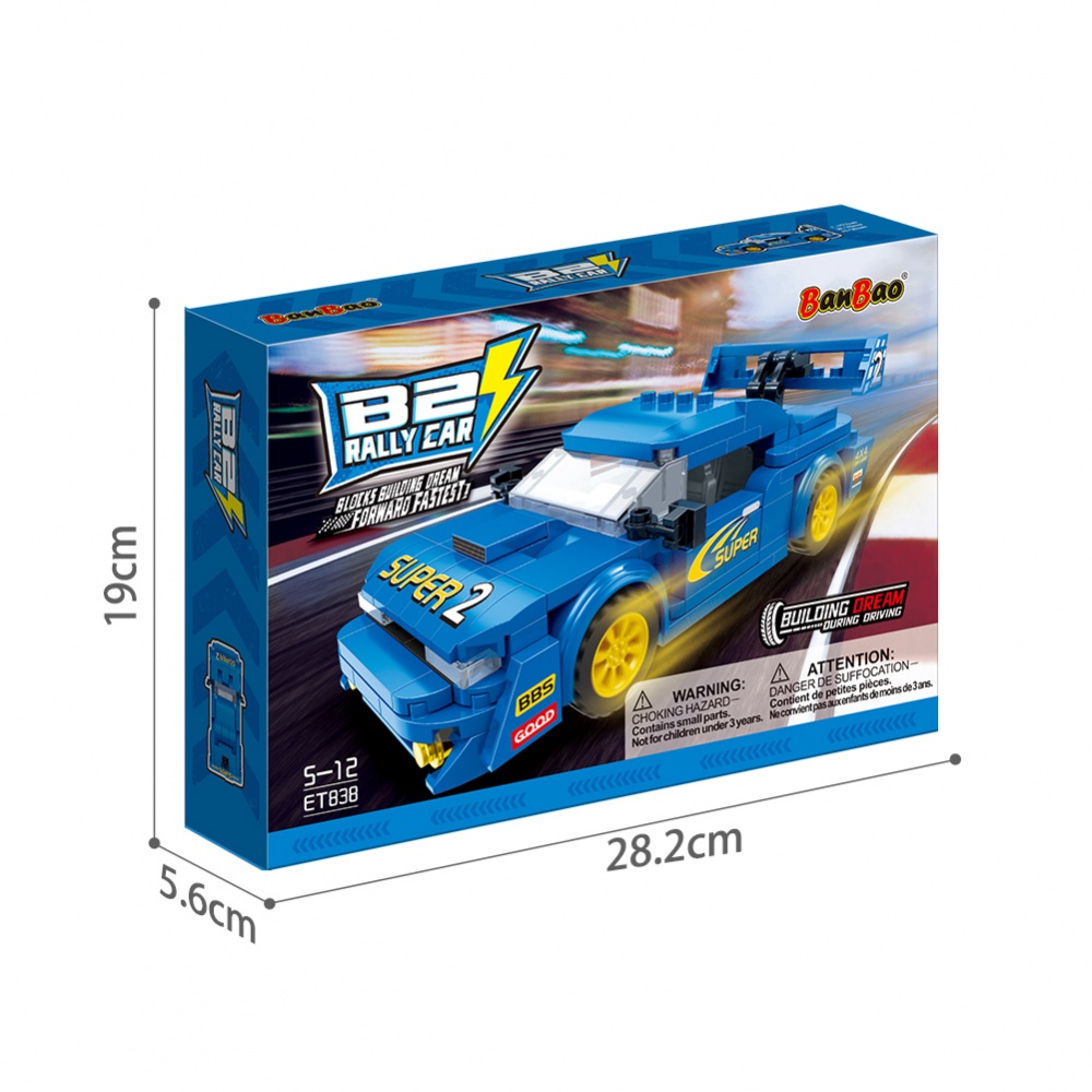 Конструктор BanBao B2 раллийный автомобиль ET838