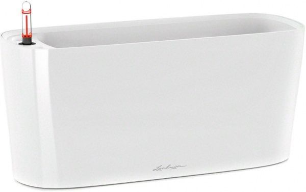 Вазон пластиковый Lechuza Delta 20 овальный 10л белый (15560) 