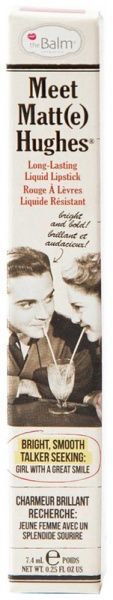 Помада рідка матова theBalm Meet Matte Hughes Dedicated Berry Red 7,4 мл