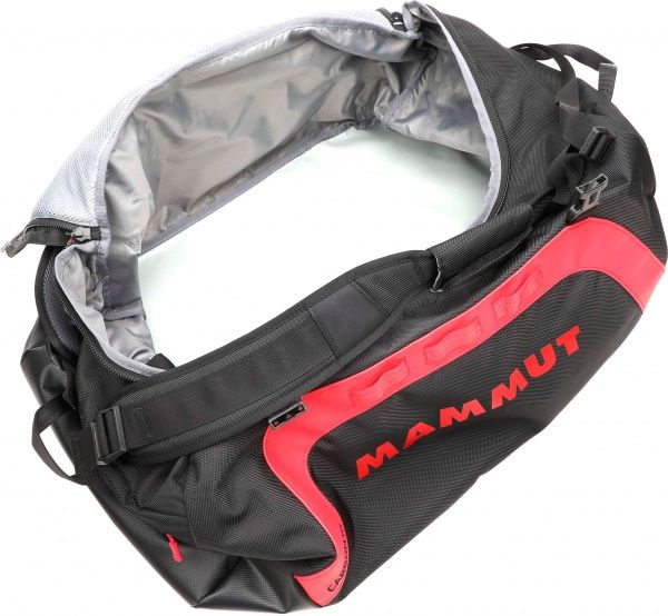 Спортивная сумка MAMMUT Cargon black-fire 2510-02080-0055 90 л черный с красным 