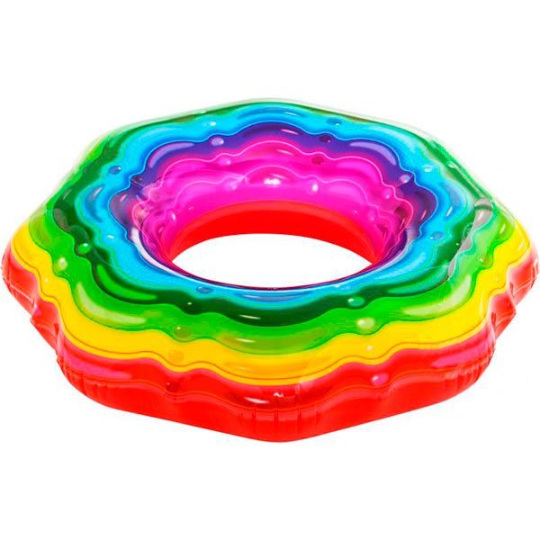 Круг надувной Bestway ø115 Rainbow ribbon