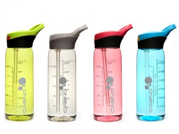 Пляшка для води 750 мл Casno блакитний KXN-1207_Blue