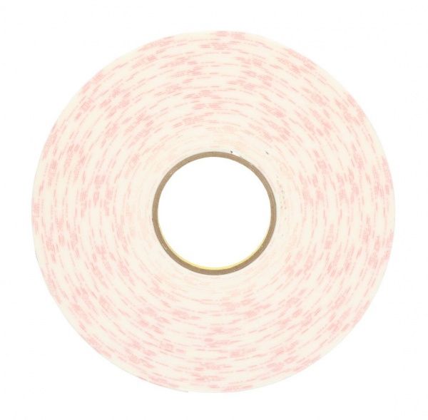 Двусторонняя сверхпрочная клейкая лента 3M VHB™ для сложных поверхностей 19 мм х 1,5 м белая