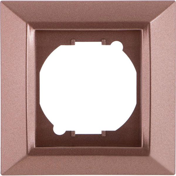 Рамка одноместная UP! (Underprice) Vesta горизонтальная бронзовый