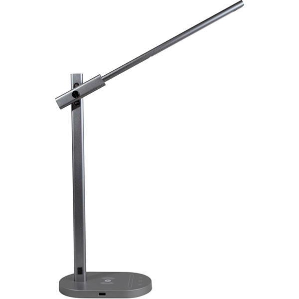 Настольная лампа офисная Светкомплект LED TB 015 X-Charge + 10 Вт темно-серый 