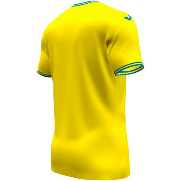 Футболка форми збірної України 2021 Joma FED. FUTBOL UCRANIA SHORT SLEEVE T-SHIRT AT102404A907 р. L жовтий