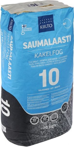 Фуга Kiilto Kesto 10 20 кг білий