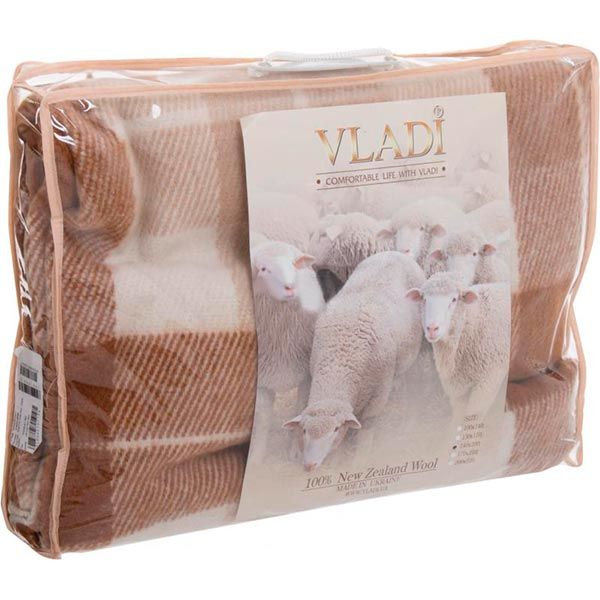Плед шерстяной Vladi Комфорт 140x200 см