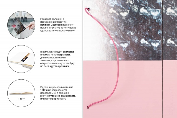 Скетчбук Manuscript Sensuality Plus А5 160 листов 