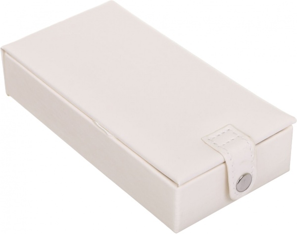 Скринька для прикрас Royal case 25,2х25,2х8,6 cм біла