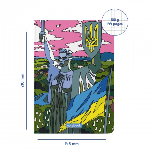 Блокнот Батьківщина-мати А5 Orner