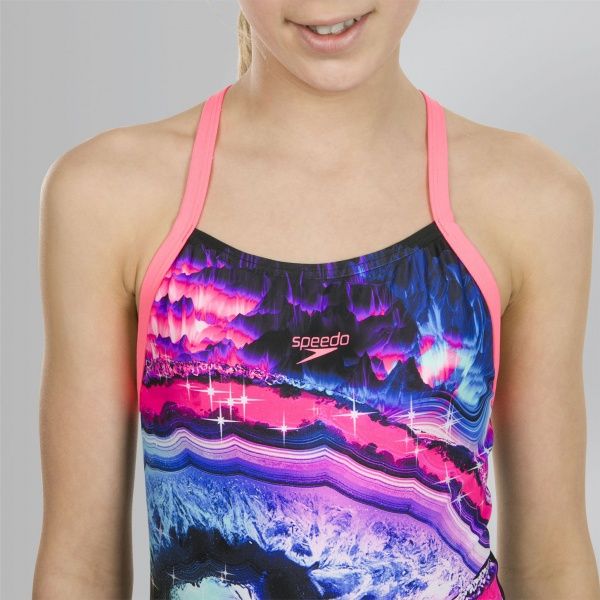 Купальник Speedo Placement Digital Crossback 8-10839C595 р.30 чорний