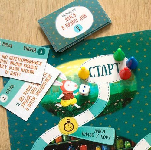 Игра настольная Ranok Creative Настільна гра.Аліса в країні див.Гапчинська