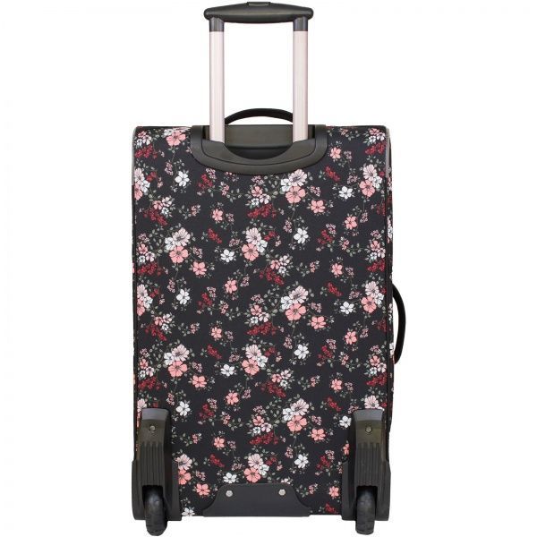 Валіза Bagland Леон 70 л чорний із малюнком 293 (0037666274) 