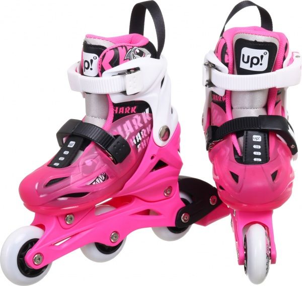 Роликові ковзани UP! (Underprice) RS-51-PG р. 31-34 рожевий